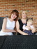 Michaela Dolinová s Klárkou a její maminkou