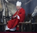 Kardinál Tomáš Špidlík při mši, kterou papež Benedikt XVI.  sloužil 28. září ve Staré Boleslavi u příležitosti Národní svatováclavské pouti.